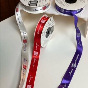 Home Interiors and Gifts DIY engraved Silk ribbons set